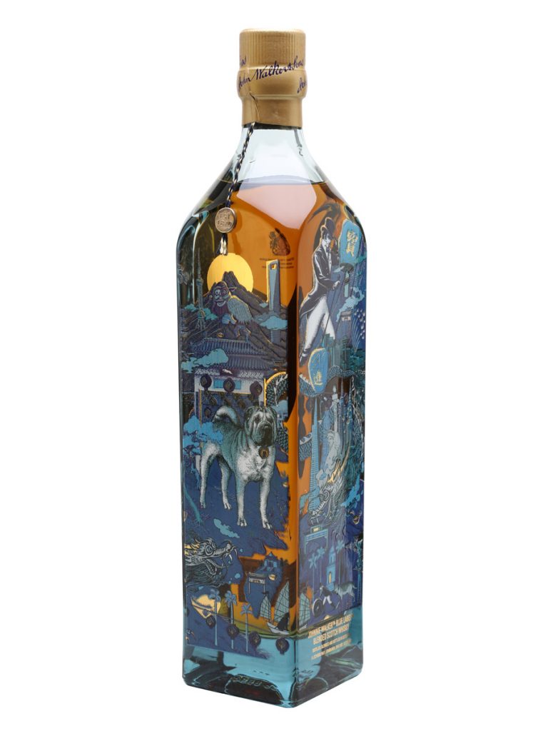 johnnie walker blue label year of the dog fles Pure Luxe