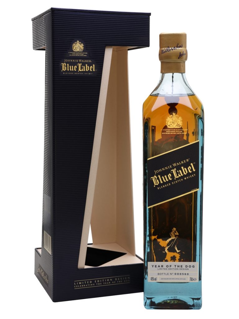 johnnie walker blue label year of the dog fles Pure Luxe