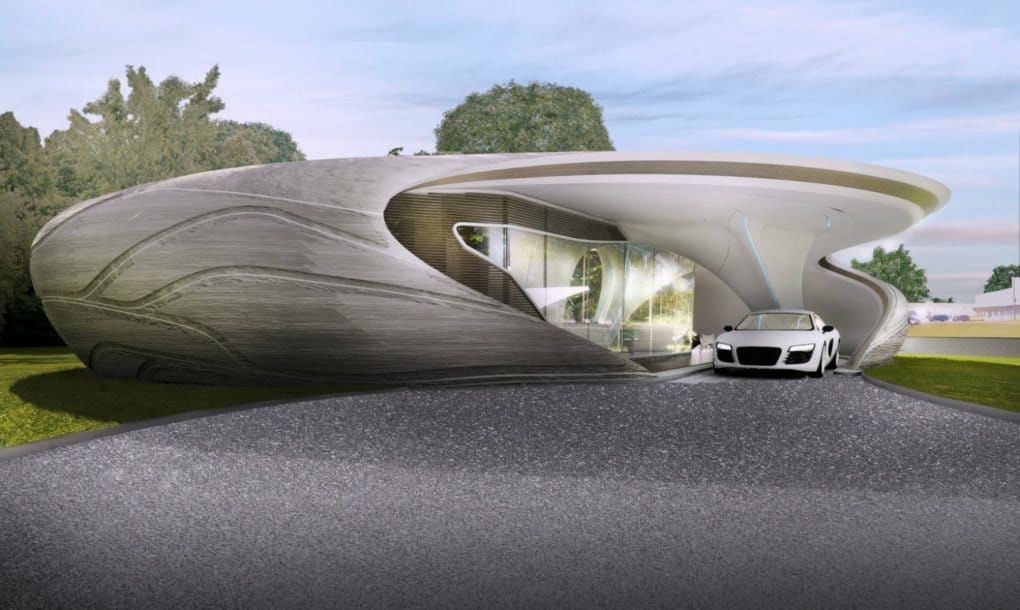 curve appeal huis 3d-print 3d luxe woning Pure Luxe