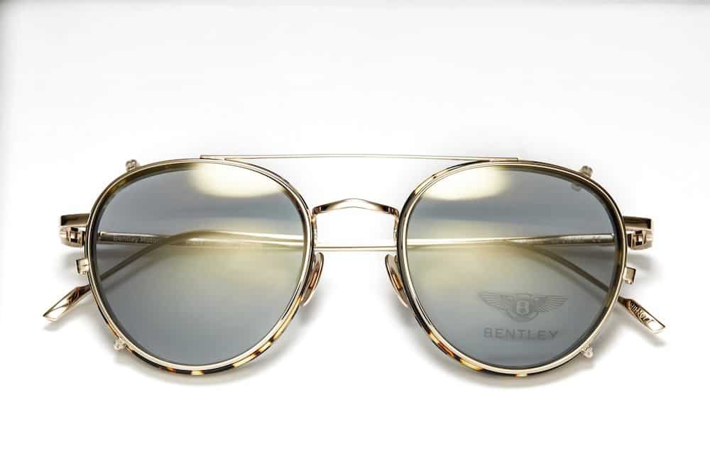 Bentley zonnebrillen brillen goud japans handwerk Pure Luxe