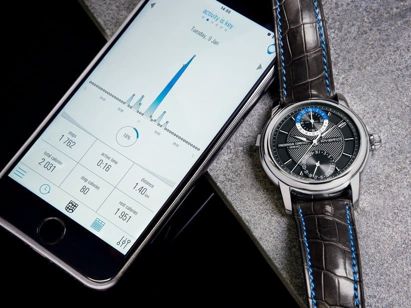 frederique constant hybrid watch horloge smartwatch mechanisch horlogerie Pure Luxe