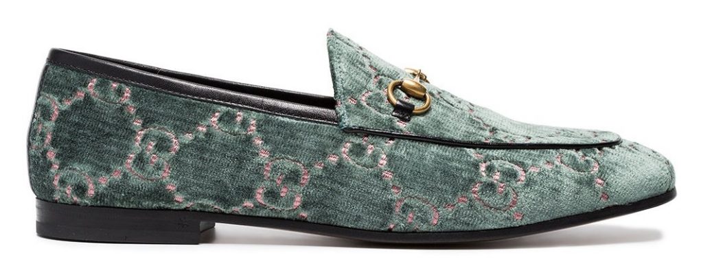 gucci jordaan logo embroidered loafers schoenen Pure Luxe