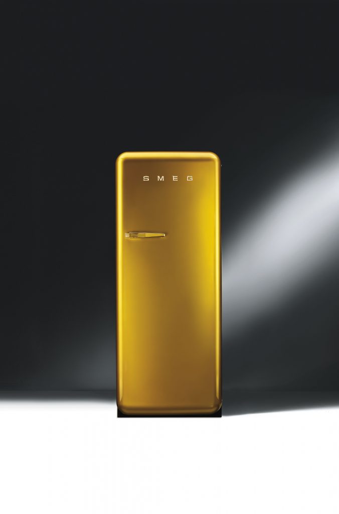 smeg swarovski gold koelkast Pure Luxe
