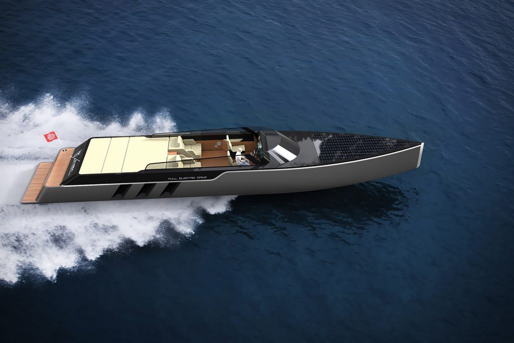 tesla e-vision gt concept jacht boot Pure Luxe