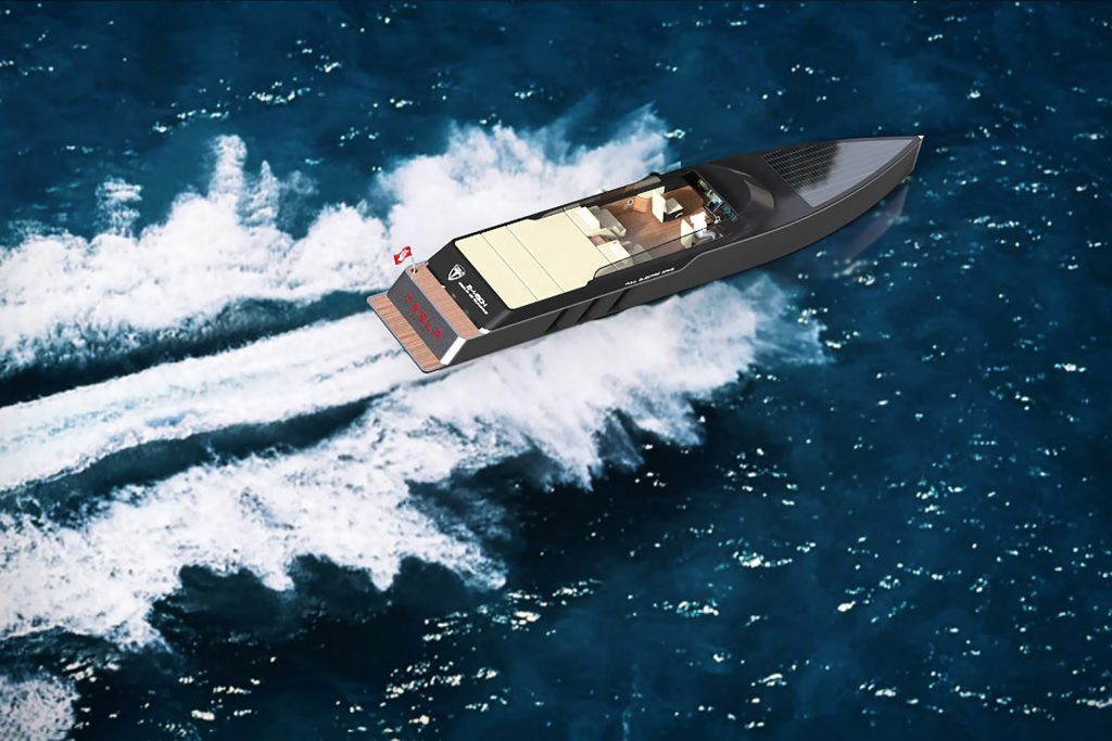tesla e-vision gt concept jacht boot Pure Luxe