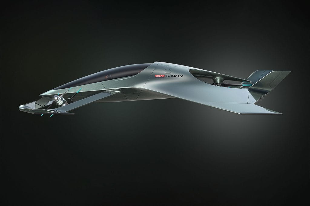 aston martin volante vision concept aircraft vtol Pure Luxe