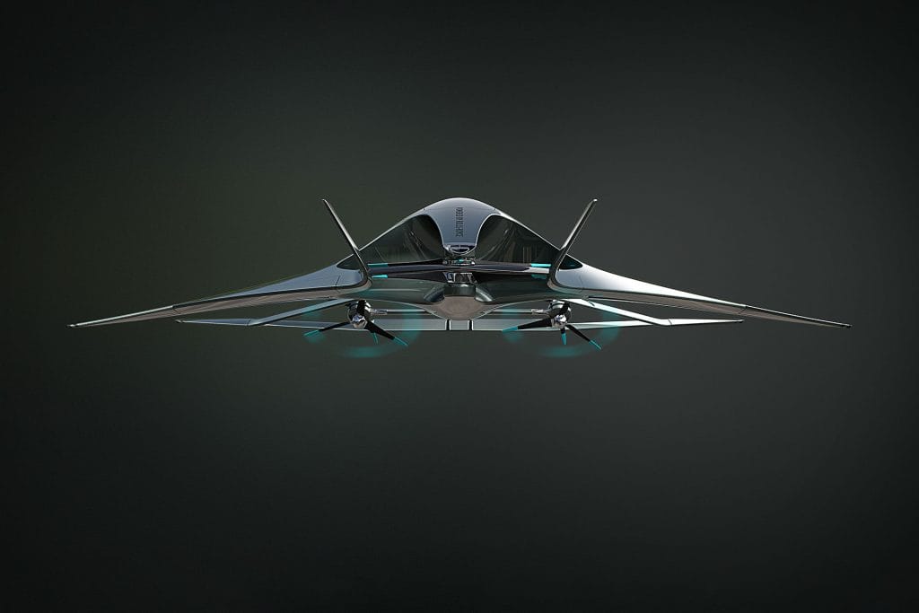 aston martin volante vision concept aircraft vtol Pure Luxe