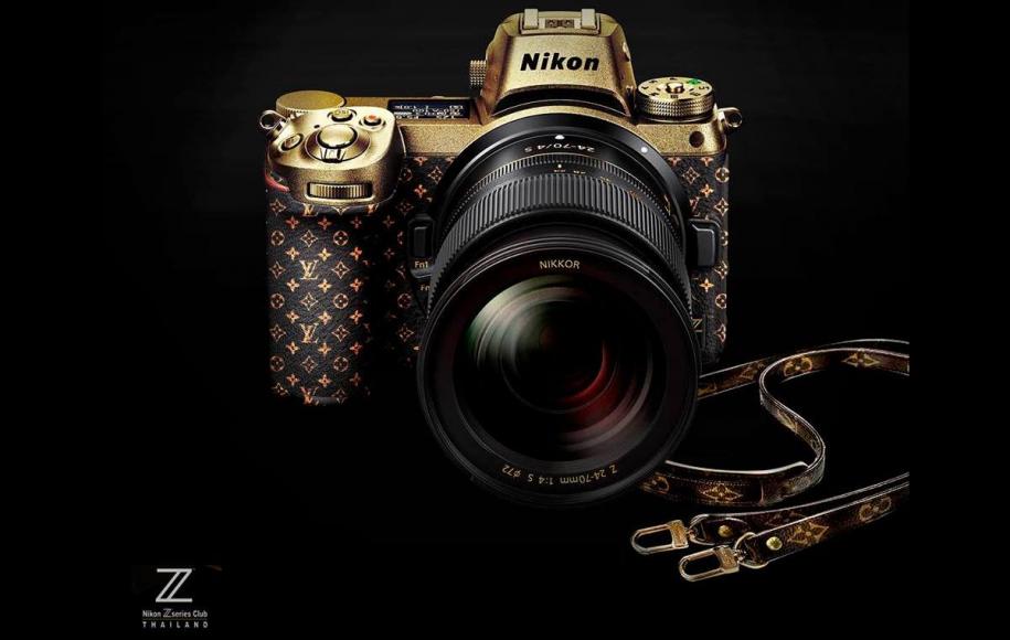 Nikon camera Louis Vuitton stijl Pure Luxe