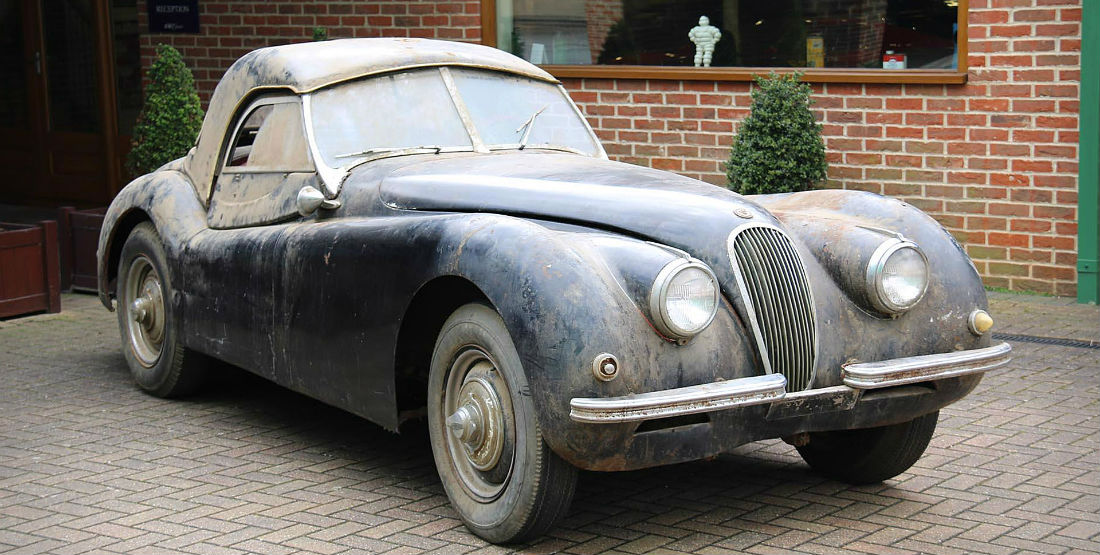 Deze Jaguar 'barnfind' is minstens €50.000 waard - Pure Luxe