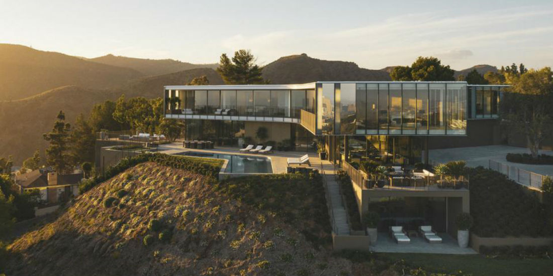 Voor $56.000.000 koop je dit huis in LA vormgegeven als propeller - Luxe