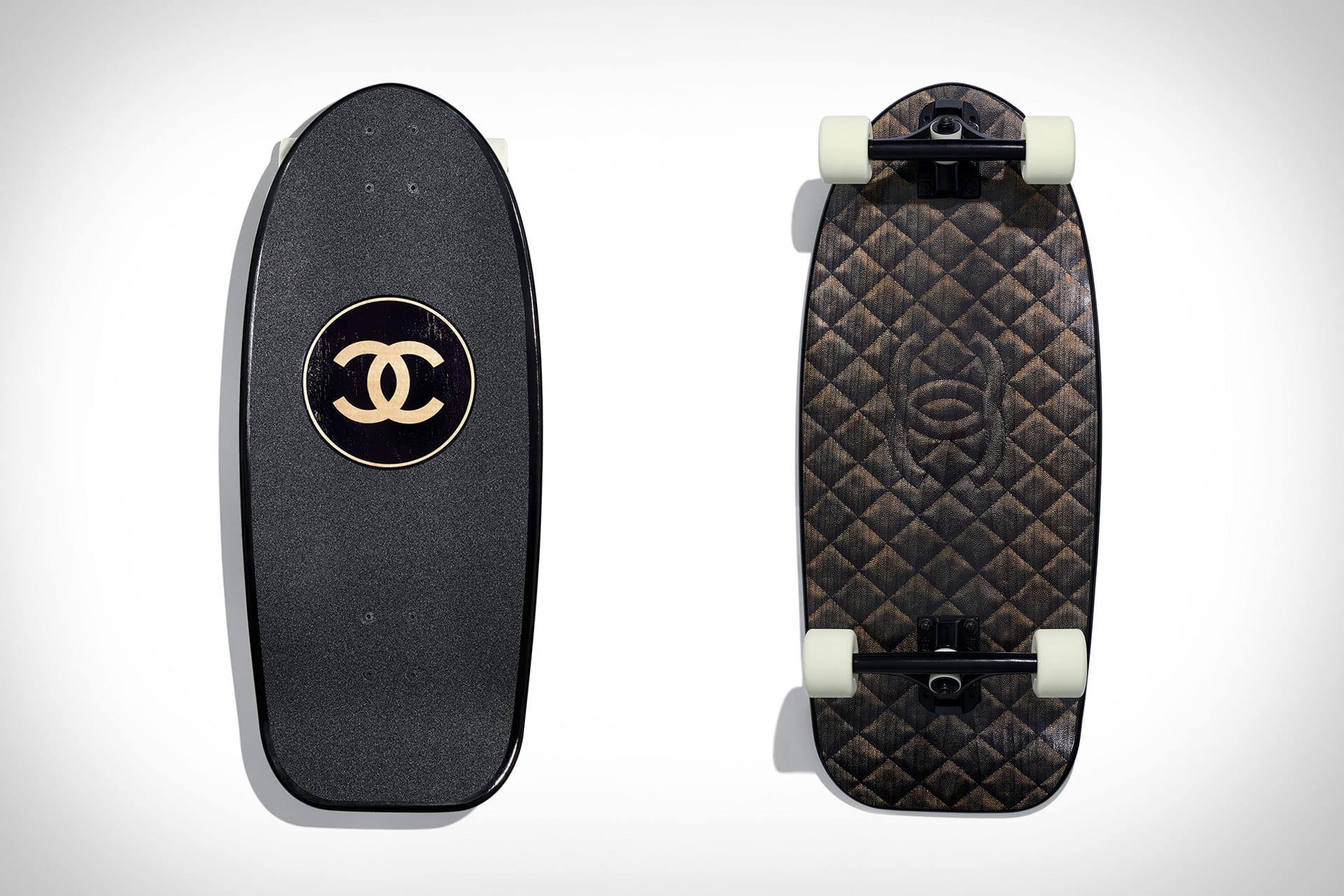 Chanel skateboard €6.800 is gegarandeerd stijlvol over straat gaan - Luxe
