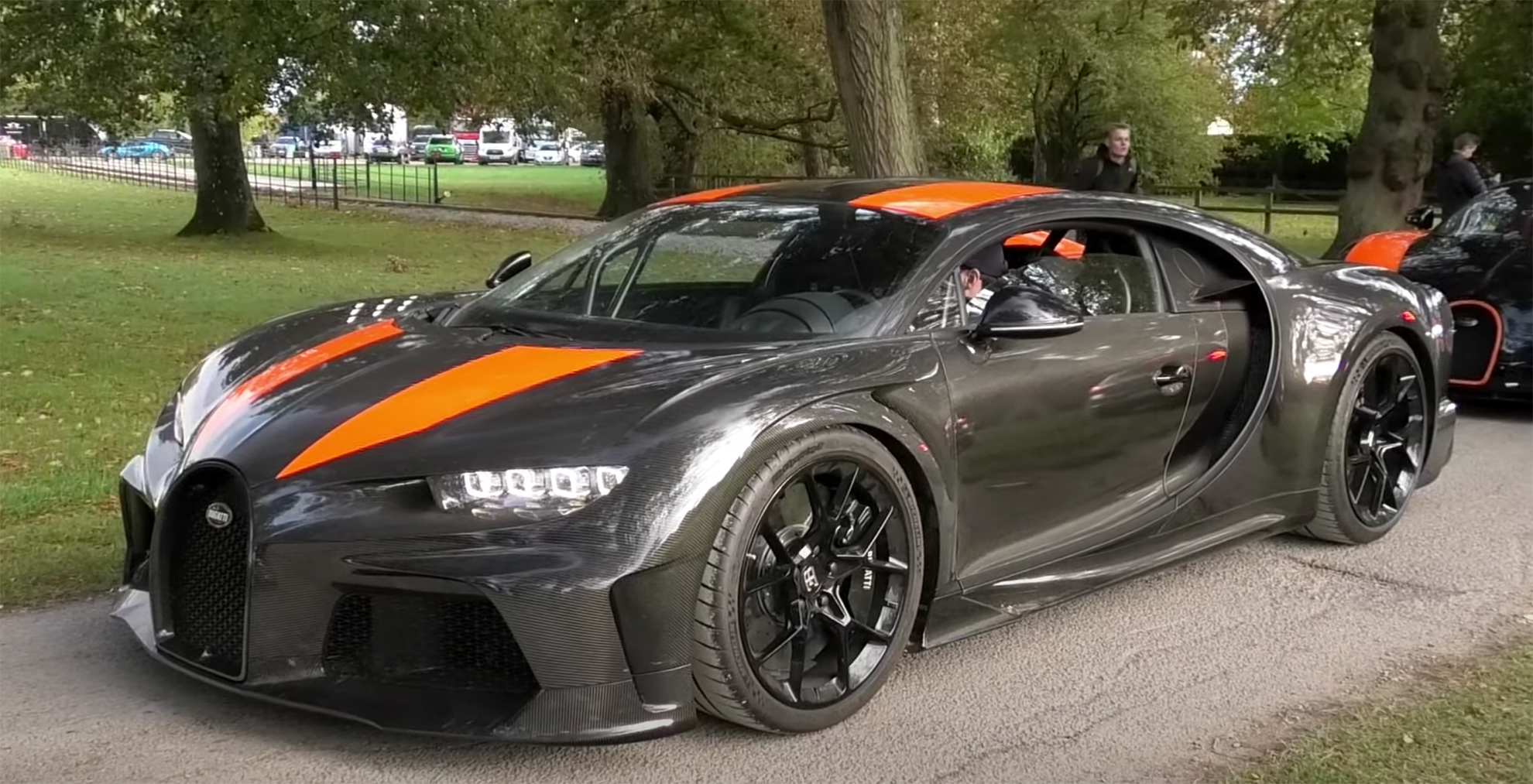 Een koude start van de Bugatti Chiron Super Sport is op z'n zachtst