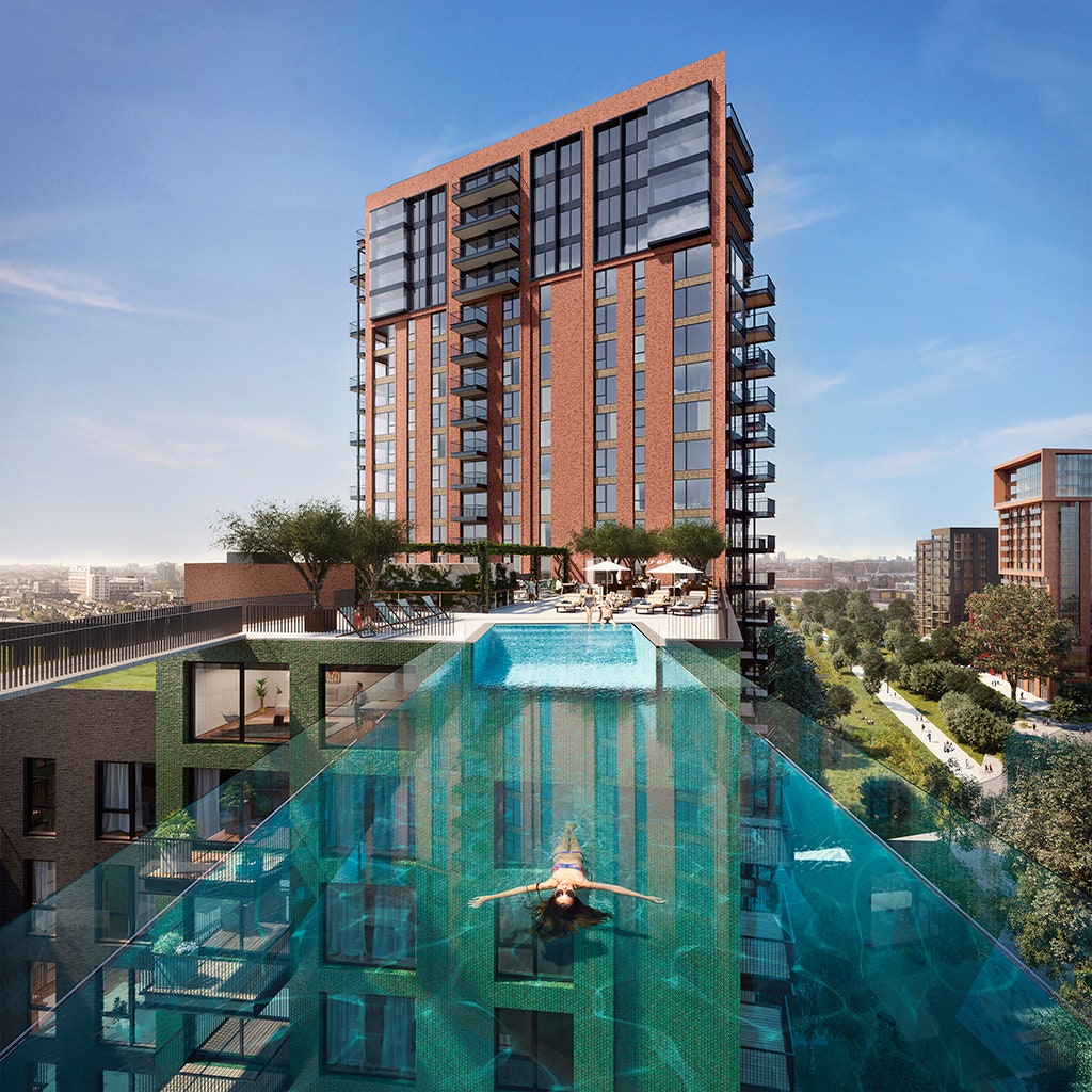 onderwerp Verrast zijn rek In Londen kan je zwemmen in een transparante 'Sky Pool' - Pure Luxe