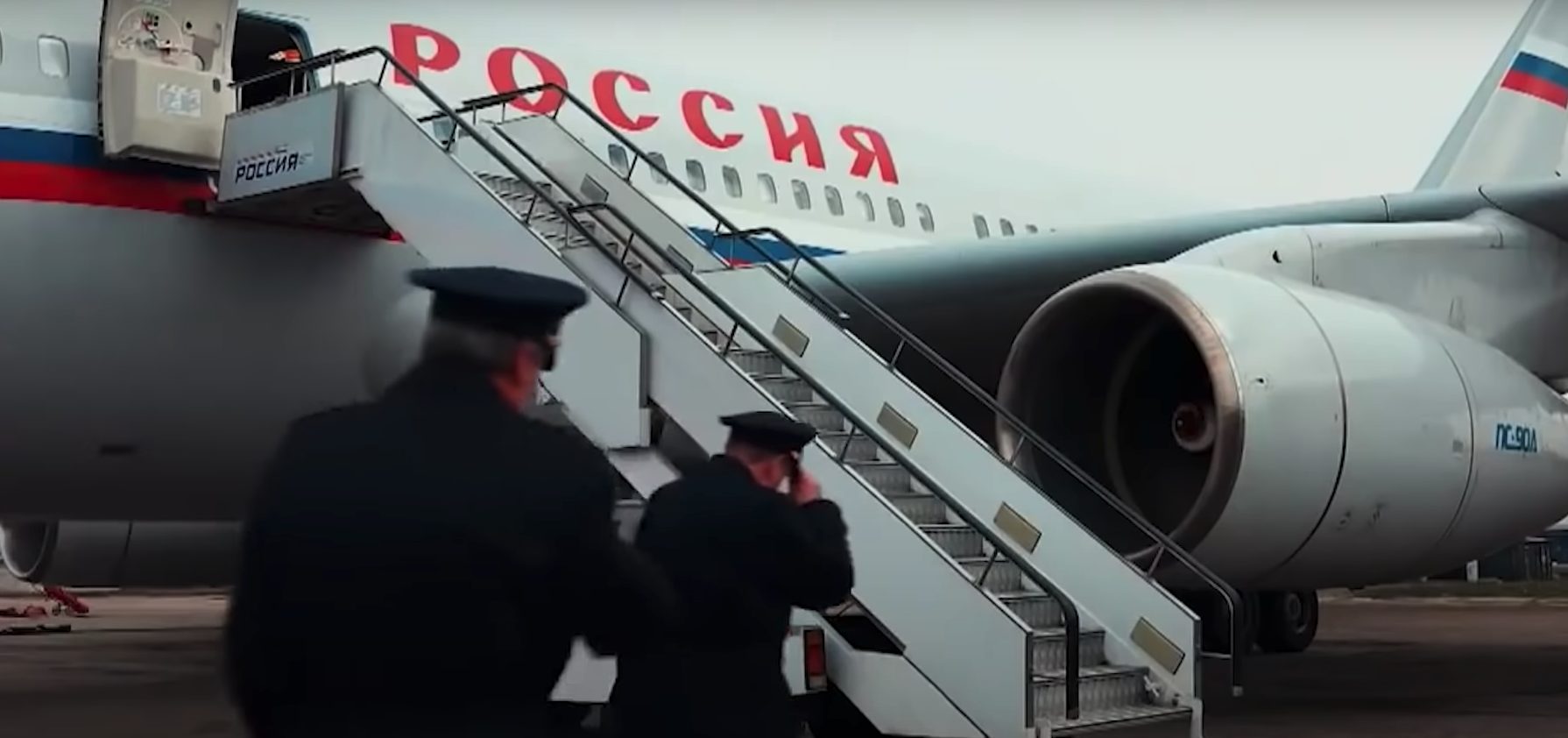 Poetin's presidentiële vliegtuig