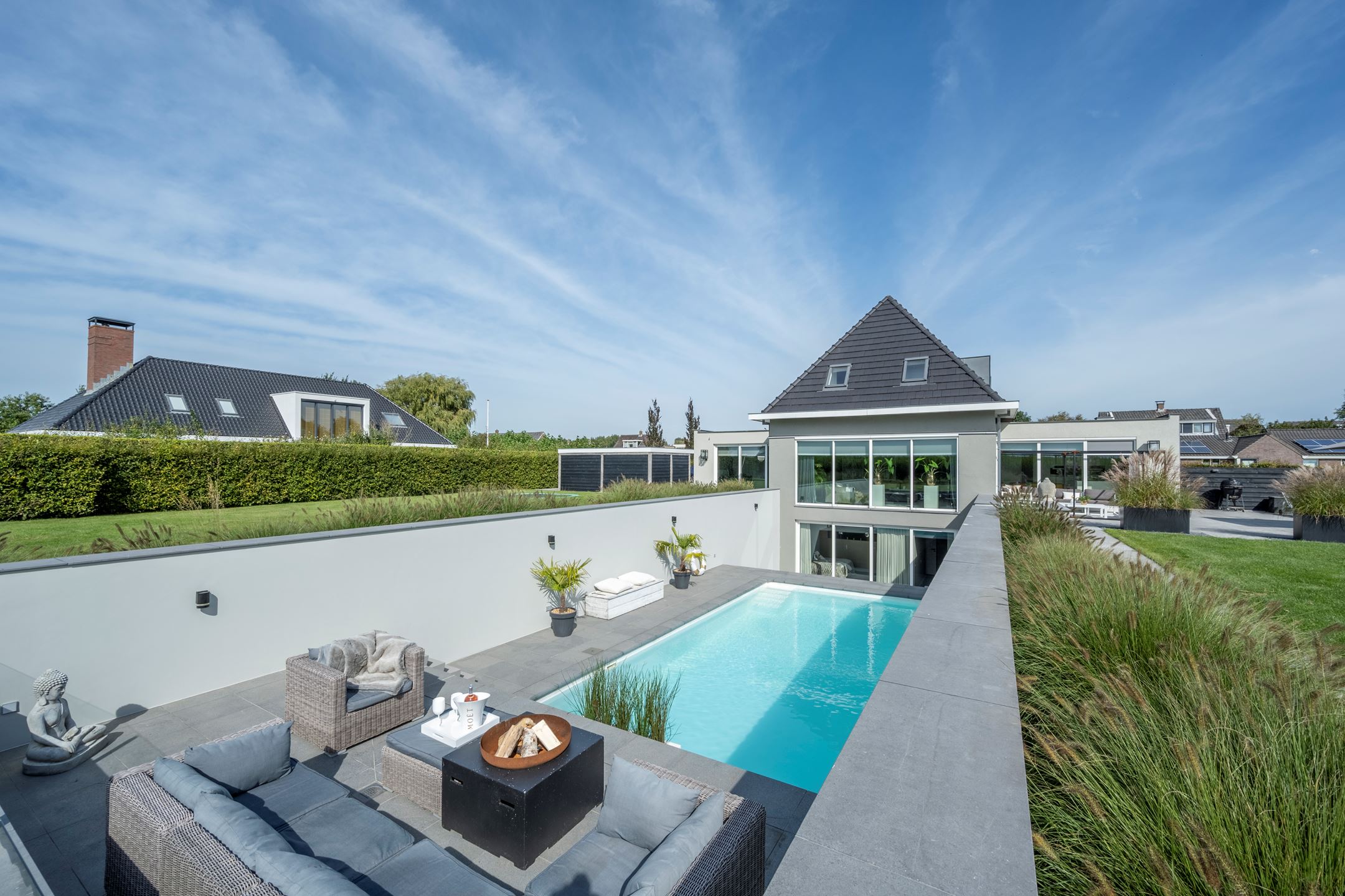 zwembad polderwoning