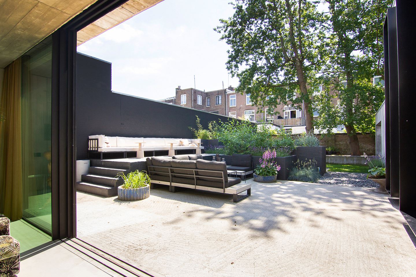 Tuin grachtenpand