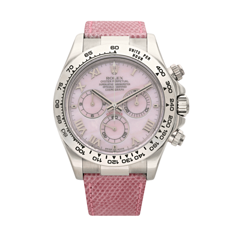 De unieke Rolex Daytona in mooi roze van Memphis Depay