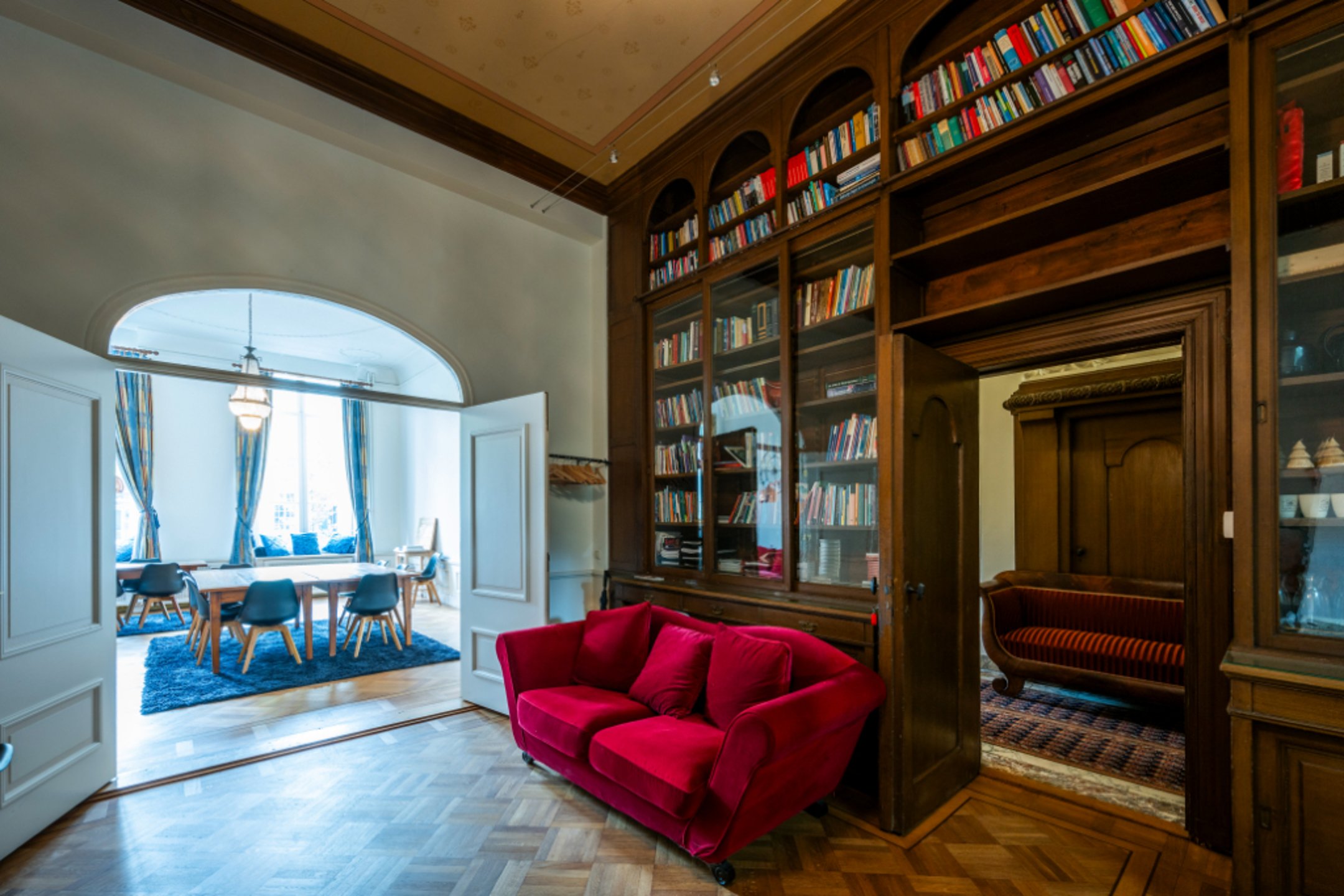 Eén van de vele andere kamers in het grachtenpand aan de Keizersgracht in Amsterdam