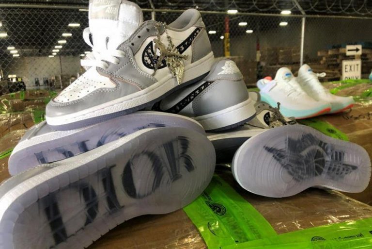 Een evenement klimaat Okkernoot De Amerikaanse douane heeft voor ruim €3,6 miljoen aan neppe Nike x Dior  sneakers onderschept - Pure Luxe